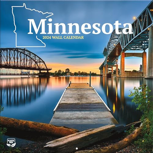 Minnesota 2024 Foto-Wandkalender 30,5 x 30,5 cm