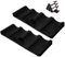 Gativs Bottle Holder, 2Pcs Silicone Bottle Shelf, Fridge Bottle Shelf, Stacking Aid for Bottles & Cans, Black, Foldable Design, Saves Space, Unisex, 10 Capacity