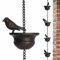 Dachrinnenkette Regenablaufkette - Regenkette Gartenornament, Hängende Regenkette Aus Metall, Vogel Dekoration Regenkette Dachrinnendekoration, Regenkette Gartenornament Für Gartendekorationen