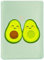 MAYCARI Slim Green Waterproof Laptop Sleeve Bag 15.6 Inch 16 Inch, Light Weight Fuax Leather Protective Laptop Sleeve Case, Cute Avocado Print 15.6 Inch 16 Inch Case for Girls Women Boys