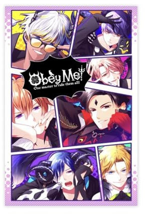 AAVEDA Anime-Poster Obey Me 5 auf Leinwand, Schlafzimmer-Dekor, Sportlandschaft, Büro, Raumdekoration, Geschenk, ungerahmt, 30 x 45 cm