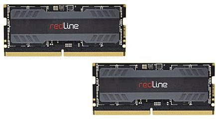 Mushkin Redline Notebook - DDR5 Gaming Laptop DRAM - SODIMM Memory Kit - 260-pin 1.2V RAM - Dual-Channel - Low-Voltage - (MRA5S) (5600MHz (PC5-44800), 32GB (2x16GB)) MRA5S560LKKD16GX2