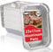 DAJAVE 50 Pcs Aluminium Foil Trays Disposable Tin Foil Containers Medium Aluminium Baking Trays for Air Fryers, Baking, Cooking, Roasting, BBQ - 23X17cm