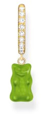 THOMAS SABO x HARIBO Einzel-Creole mit Goldbären-Anhänger Sterling Silber