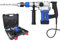 1800W Heavy Duty Rotary Hammer Drill, JAOSY Corded Rotary Electric Hammer Drill Impact Drill Kit with Rotation Stop, 3Pcs Drill Bits and 2Pcs Chisel with Case