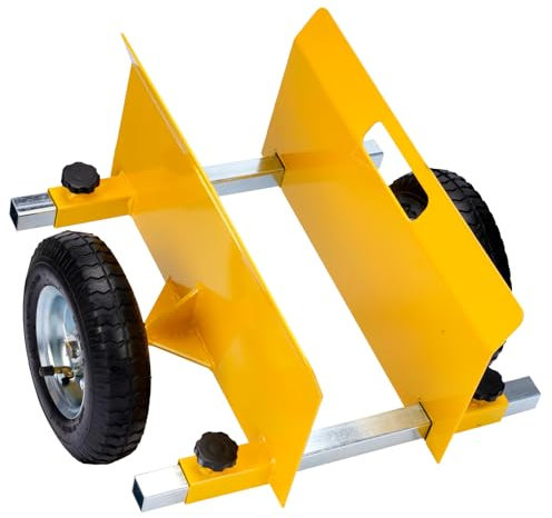 lesolar Heavy Duty Panel Dolly,660LBS Weight Capacity，Adjustable Drywall Mover with 8 Solid Wheels for Panel Mover, Wood Mover, Drywall Mover and Door Dolly (A)