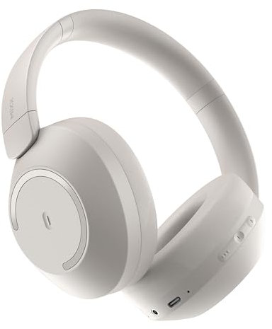 Mixx StreamQ C2 Over-Ear Wireless Stereo Headphones, Bluetooth Wireless Earphones, 25-Hour Battery, Foldable Design, Black (Sand)
