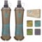 UTOBEST Soft Water Bottle 500ml - 2 Pack Collapsible Soft Flask - Leakproof, Foldable, Food-Grade TPU, BPA Free, Easy to Clean, Handheld Running Water Bottle for Hiking Cycling Climbing Marathon