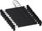 Juego de 10 Perchas para Pantalones, Faldas, con 2 Pinzas, Set de 10 Perchas para Camisas, Bufanda, Cualquier Prenda, Gancho de Metal 360º, Colgadores con Pinzas