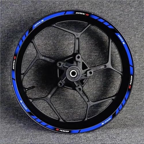 Adesivi per Cerchi Moto per Suzuki GSXS1000 Gsx-s 1000 Gsx-s1000 Gsx S 1000 Adesivi per Cerchi Riflettenti(Colore 14)
