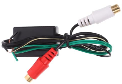 GLEAVI Rca Line Output Converter Rca to Speaker Wire Adapter for Car Audio Subwoofer Connector Easy Installation