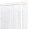 emmevi Fliegenvorhang aus geflochtenem Gummi, PVC, Fliegengitter, Fenster, Tür, Eingang, 120 x 230 cm, transparent