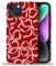 artslion 2 in 1 Aesthetic Hülle für iPhone 15 Hülle 6,1 Zoll Kompatibel mit MagSafen, Komplettschutz HandyHülle Magnetisch Stoßfest -Rote Schleife Muster