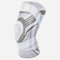 Drakon Rodillera Menisco y Ligamento. Rodillera de Compresión para Gym y Futbol con Estabilizadores Laterales y Bandas Ajustables. Rodillera Rotuliana para Hombre y Mujer. (Blanco, Medium)
