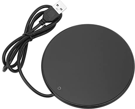 BRRNOO Scaldatazze da caffè USB Scaldatazze a Temperatura Costante 55°C per L'home Office (BLACK)