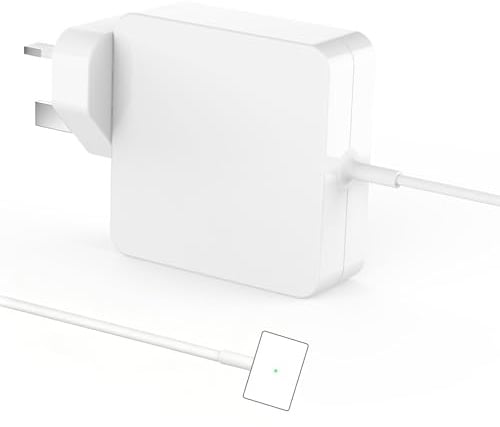 Replacement MacBook Fast Charger, Laptop 45W T-Tip Power Adapter, Super Charger with Magnetic Compatible with MacBook Air 11/13-inch 2017/2015/2014/2013/2012, Model A1244/A1270/A1435/A1436/A1465/A1466