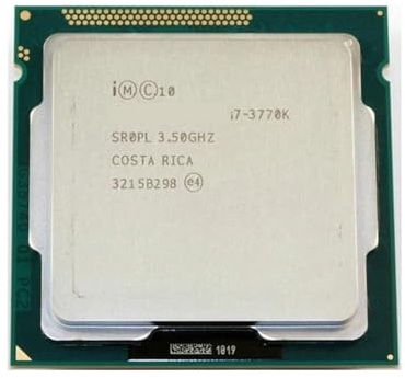 Processore I7 3770K 3,5GHz 4-core CPU 77W LGA 1155