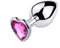 SXOVO Analplug Metall Analplugs Butt Plug mit Kristall Sex Toys … (Klein, Rose Rot)