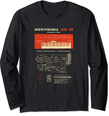 Synthesizer Analog Russland UdSR Synth Techno Acid Vintage Langarmshirt