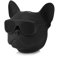 EBTOOLS Bluetooth-Lautsprecher, kabelloser Lautsprecher in Form einer französischen Bulldogge, Kopfform des Hundes, Entfernung des Signals kann 10 m, Lithium-Akku mit 4000 mAh, Schwarz