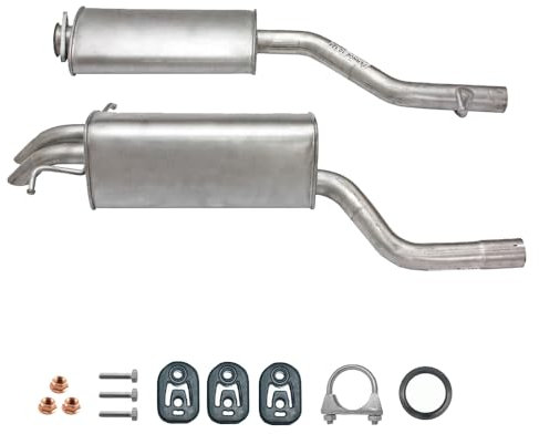 Ferroz Export Ersatz für Auspuffanlage für Mercedes Benz C-Klasse (W203/S203) C 180 200 230 Auspuff