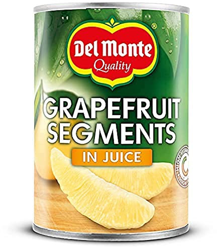 DEL MONTE Segments de pamplemousse en jus 411 g - Lot de 6