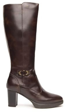 Nero Giardini I117500D Stivali Donna in Pelle - Testa di Moro 37 EU