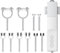 BENEXMART Tuya Zigbee Elektrischer Vorhang Roboter Wiederaufladbarer Motor für Roman Rod I Typ U Tracks Alexa Google Home Control (one set)