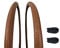 CST City Traveller 2 x Reifen/Reifen 700 x 35/38 + 2 x Luftkammern 28 Zoll CTB Citybike Fahrrad Damen Herren Vintage Venetien Dolce Vita by Canellini (Karamell)