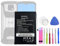 HIGHAKKU Ersatzakku Batterie S75 kompatibel mit Oukitel WP6 with Tools