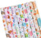 Lot de 10 Rouleaux de Papier Cadeau Coloré Kraft Papier pour La Rentrée Scolaire Anniversaire Mariage Noël Fête des Enfants Saint-Valentin Fête des Mères (B)