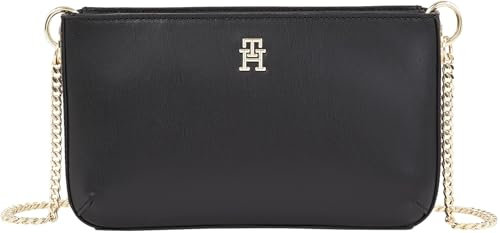 Tommy Hilfiger TH CHIC CROSSOVER Umhängetasche Damen, Schwarz (Black), OS