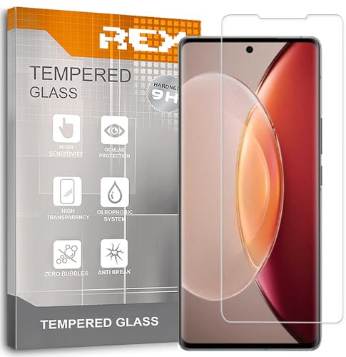 REY 3X Protector Pantalla para OPPO Find X5 Pro, Cristal Vidrio Templado Premium