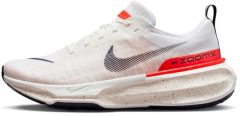 Invincible ZoomX Flyknit 3 for Men (White/Obsidian/Sail/Oatmeal by Nike), White/Obsidian/Sail/Oatmeal, 13 UK