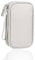 Cable Organiser Bag, Double Layers Travel Electronics Organizer Accessories Bag Gadget Portable Cable Pouch Small Case for Cables SD Cards Charger Power (Grey)