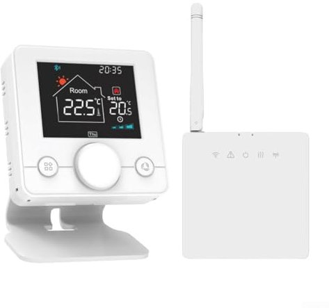 WIFI Smart Thermostat for Gas Boiler, Wireless Programmable Smart Thermostat, Save Energy, Easy DIY Installation