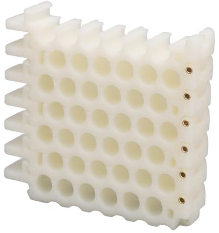 Cable Hole Comb, Compact Matrix Hole Structure Design, 9mm Hole Diameter Convenient and Practical Tool for CAT 5, CAT 6, CAT 7 Cable (6x6 Holes)