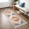 BEIMO Teppich Läufer Flur 60x180cm, Langer Vintage Boho Teppich Küche Waschbar rutschfest, Küchenläufer für Flur, Küche, Korridor, Schlafzimmer, Wohnzimmer, Terrakotta