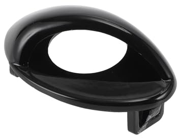 A ABSOPRO Front Right Bumper Headlight Washer Nozzle Cap Für BMW M3 08-13 | Glanzschwarz, Kunststoff, 4.5x2.9cm, Rechts, OE-Nr: 51118041150, 1 Stück, Direkter Ersatz, Schutz Vor Staub