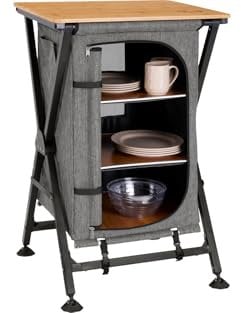 camp LIFE Küchenbox & Kleiderschrank Samara | Outdoor Küchenschrank Auto Camping Küche Miniküche für Zelt Vorzelt Wohnmobil | Reiseküche Campingschrank Campingküche faltbar (Küchenbox S)