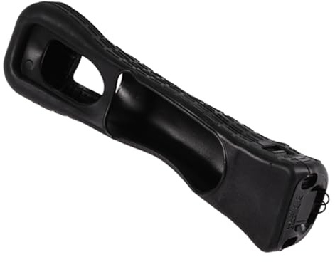 MotionPlus-Adapter für Remote-Silikonhülle mit Verbessertem Sensor für Reaktionsschnelles Gameplay und Verbesserte Steuerung in Kompatiblen Spielen (BLACK)