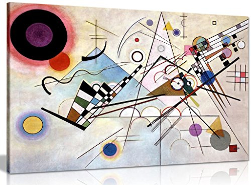 Wassily Kandinsky Composition Viii Canvas Wall Art Picture Print (12x8in)