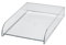 MAUL Briefablage aus Acryl | Elegante Briefablage A4 | Vertikal und treppenförmig stapelbar | Standsichere Dokumentenablage für Büro und Schreibtisch | 33,1x24,7x6,2cm | Transparent