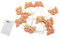CVHOMEDECO. Rose Gold Metal Butterfly LED String Lights Battery Operated with Timer for Home Wedding Party Birthday Valentine's Day and Seasonal Décor, 5 ft/10 LEDs