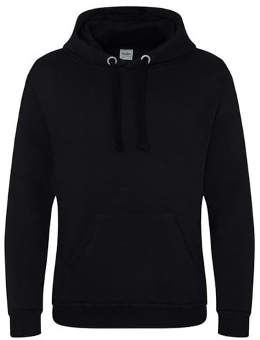 AWDis Just Hoods JH101 Heavyweight Hoodie - Jet Black - 3XL