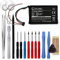CELLONIC, Akku Navi kompatibel mit Garmin Edge 1000, Edge Explore 1000, 010-01161-00 (1200mAh, 3.7V) + Werkzeug-Set 17tlg Ersatzakku 361-00035-15