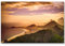 Paul Sinus Art Leinwandbilder | Bilder Leinwand 120x80cm Copacabana Beach bei Dämmerung – Brasilien