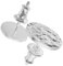 BAFFOS Elegante Damen Ohrringe Silber – Wasserfeste Ohrstecker aus robustem Edelstahl – Runde gehämmerte earrings als Geschenk für die Frauen – Modeschmuck für alle Anlässe