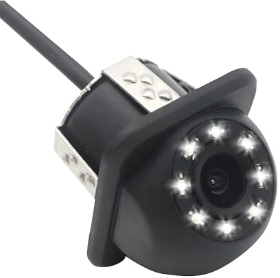 Sound Way CCD-Auto Rückfahrkamera für Rückfahrhilfe un Einparkhilfe, Nachtsicht mit Infrarot-LED, Weitwinkel 170 °, IP68 Wasserdicht, Wireless