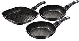 Berlinger Haus - BH/6904 - Set von 3 Brandöfen, Metallic Line Carbon Pro Edition